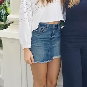 Denim American eagle skirt